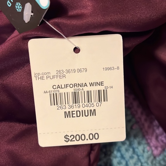 St. John’s Bay puff hooded jacket size medium NWT - Picture 14 of 14